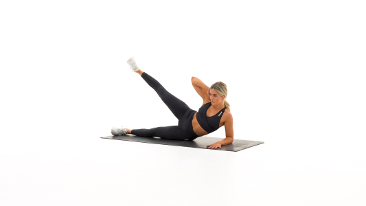 Side plank rotation right