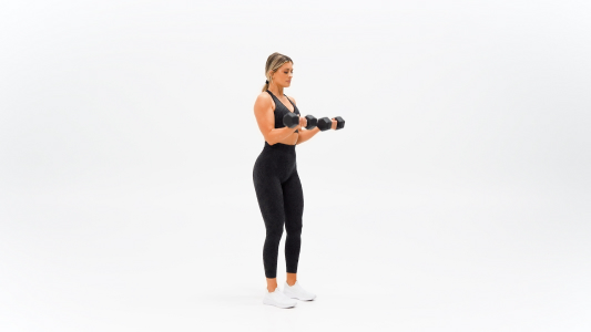 1 and 1/2 bicep curl