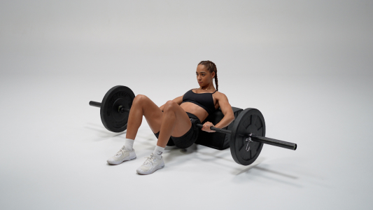 Barbell hip thrust